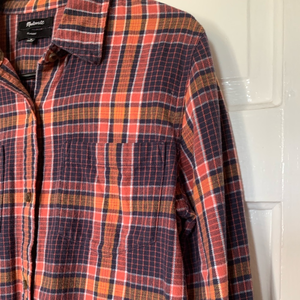 Madewell Flannel Classic Ex-Boyfriend Shirt in Edith Plaid - Picture 6 of 9